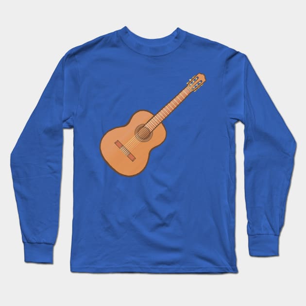 Classical guitar Long Sleeve T-Shirt by ElectronicCloud